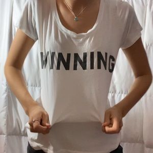 White Graphic T shirt